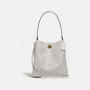 蔻驰/Coach 女士 经典帆布CHARLIE 水桶包 89003_B4R7B