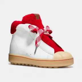 蔻驰/Coach 羊毛皮高帮远足鞋 G1493 WTCY