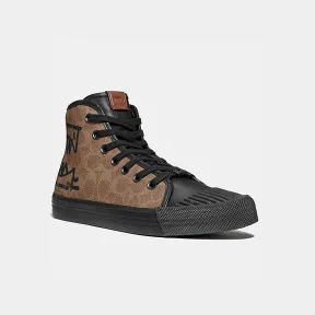 蔻驰/Coach REXY BY GUANG YU C211高帮鞋 G4196-TN-BK-8.5D