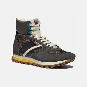 蔻驰/Coach 马车图案印花C280高帮鞋 G4828-PRC-8.5D