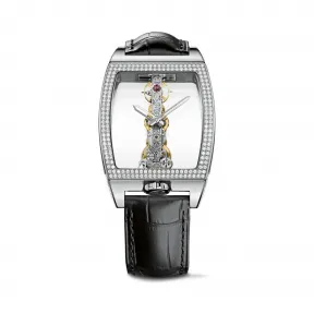 昆仑/Corum 金桥镂空陀飞轮腕表 系列 5N 18Kt玫瑰金，双面防眩水晶玻璃表镜，水晶玻璃表背 手动机械机芯 B113-01044–113.161.69-00010000