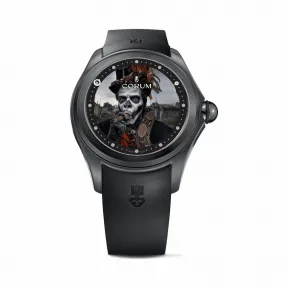 昆仑/Corum 43毫米金桥圆形腕表 系列 黑色DLC高耐磨处理5级钛金属 手动机械机芯 L390-03340–390.101.95-0371VO01