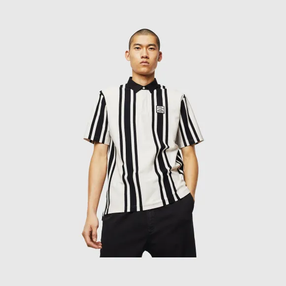 迪赛/Diesel T-POLO-STRIP T恤 00SAVX0QAYI