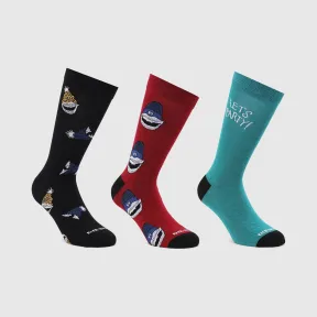 迪赛/Diesel SKM-HERMINE-THREEPAC 袜子 00SK3A0TAXB