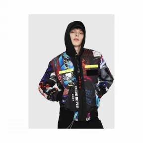 迪赛/Diesel J-ENKA-PRINT 夹克 00SQMK0TAUP