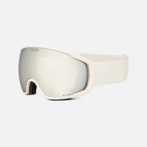 迪奥/Dior DIOR AND POC 滑雪护目镜（常规款） 米白色搭配灰色镜片和 CD Diamond Dior 标志 00X0039HOGOG_C089_TU