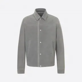 迪奥/Dior 灰色裂纹牛皮革外套衬衫 013L428A0444-C831