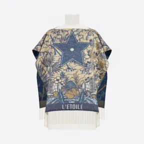 迪奥/Dior Dior Wax Tarot L'Etoile 多色羊绒披风 01DWT370I003-C976