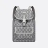 迪奥/Dior Dior Hit the Road 双肩背包 迪奥灰帆布和光滑牛皮革 CD Diamond 图案 1ESBA021CDP_H42E_TU