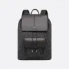 迪奥/Dior Motion 双肩背包 黑色 Oblique 印花面料和粒面牛皮革 1ESBA138YKY_H10E_TU