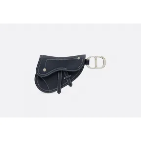 迪奥/Dior 海军蓝小牛皮钥匙扣  2ADKH127YKK H00E