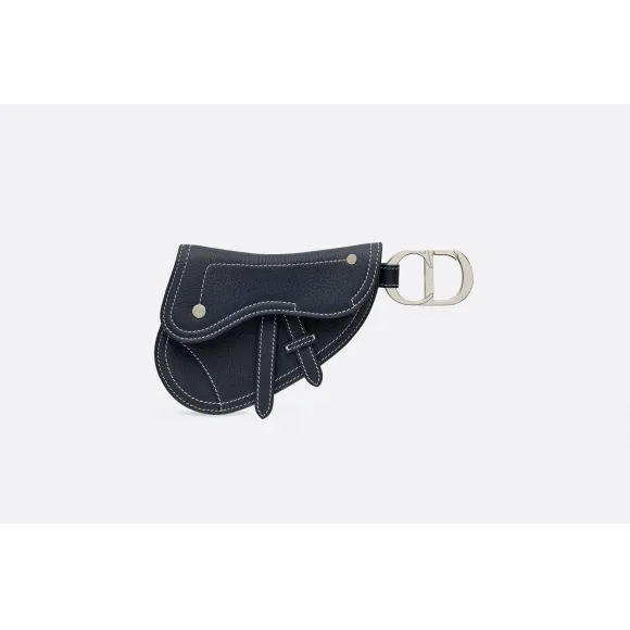迪奥/Dior 海军蓝小牛皮钥匙扣  2ADKH127YKK H00E