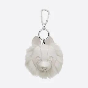 迪奥/Dior 白色光滑皮革和兔毛皮 Cookie 吊饰 2CHKH162YSO-H13G