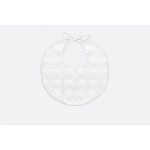 迪奥/Dior 经典藤格纹 cannage 图案府绸围兜  4EBM51BIBD Y001