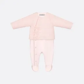 迪奥/Dior 棉质针织双面布和刺绣府绸衬衫睡衣 4EBM53PYJH-Y353