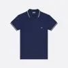 迪奥/Dior Polo 衫 海军蓝色棉质珠地布小蜜蜂刺绣 733J805B0373_C570_TXXS