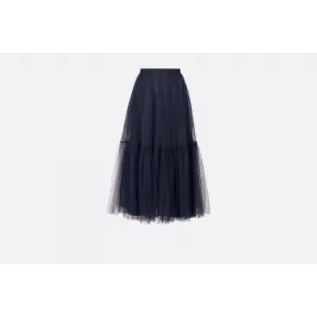 迪奥/Dior 珠罗纱短裙  911J29A8810X 5608