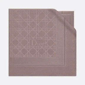 迪奥/Dior Dior 暗粉色浅藤格纹金银线围巾 94CAN140A127-C430