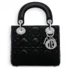 迪奥/Dior  lady dior 黑色小羊皮袖珍手提包 CAL44 501N0
