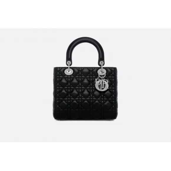 迪奥/Dior Lady Dior小羊皮手提包  CAL44 551N0