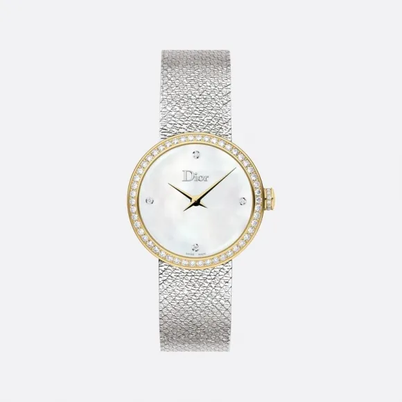 迪奥/Dior La D de Dior Satine腕表 直径25毫米 石英机芯 CD047121M001-0000
