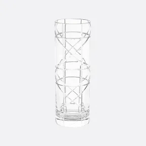 迪奥/Dior 小号花瓶 手工镌刻玻璃藤格纹图案 HYH01CVC2U_C999_TU