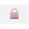 迪奥/Dior Lady Dior小羊皮袖珍手提包  M0505OADU M15P