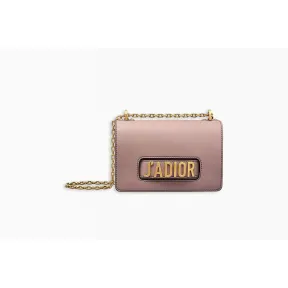 迪奥/Dior J'adior粉红色粒面触感小牛皮翻盖式手提包 M9000CVQR M41P