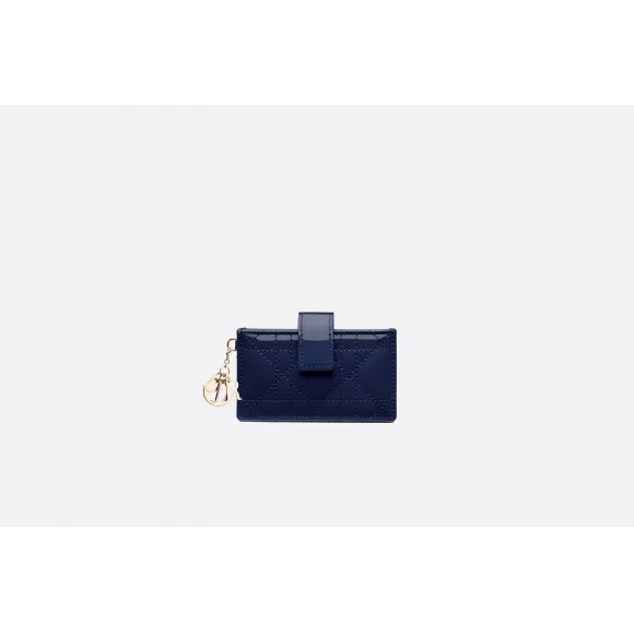 迪奥/Dior Lady Dior蓝色小牛皮卡套  S0074OVRB M85B