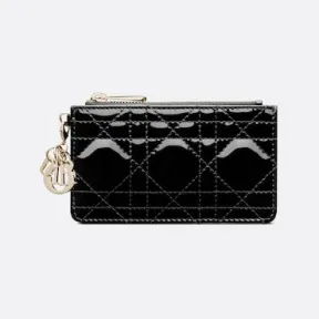 迪奥/Dior Lady Dior  带拉链卡片夹  S0841OVRB-M900