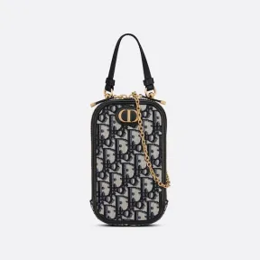 迪奥/Dior 30 Montaigne 手机袋 蓝色 Oblique 印花 S2114UTZQ_M928_TU