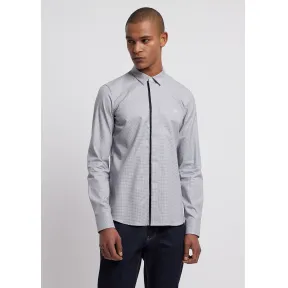安普里奥·阿玛尼/Emporio Armani 纯棉小提花面料衬衫 38830254xn