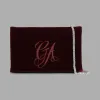 乔治阿玛尼/Giorgio Armani 刺绣徽标款天鹅绒斜挎包 45416048en