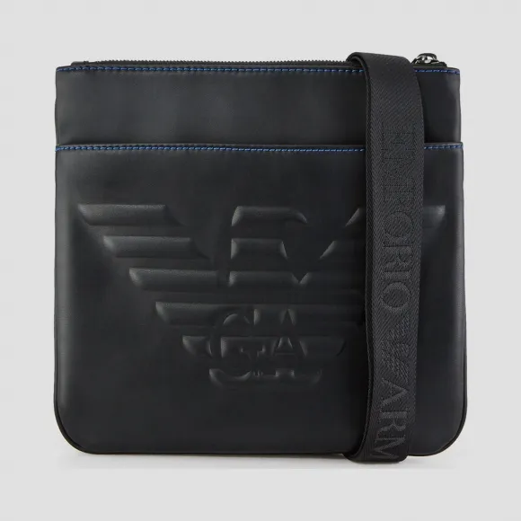 安普里奥·阿玛尼/Emporio Armani 带标识可调节肩带扁平手袋 45444890dv