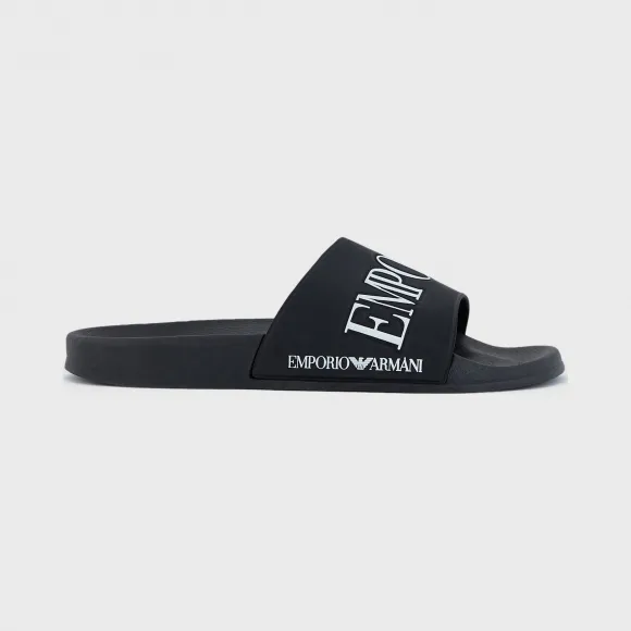 安普里奥·阿玛尼/Emporio Armani 标识饰带 PVC 人字拖 11639608vi