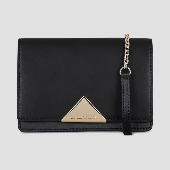 安普里奥·阿玛尼/Emporio Armani 光面皮革迷你斜挎包  45444727vd