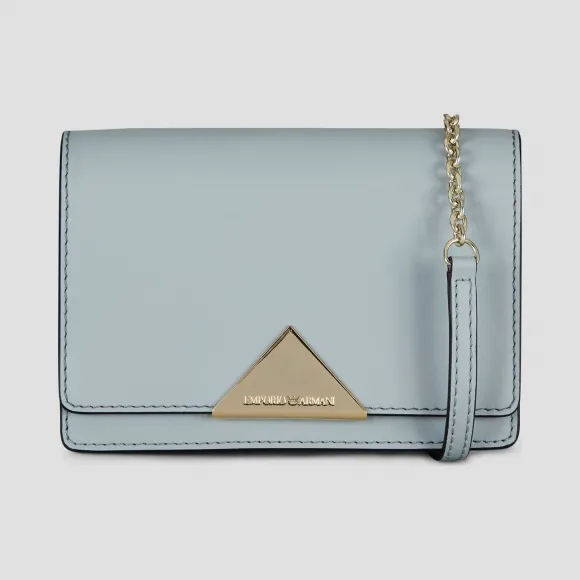安普里奥·阿玛尼/Emporio Armani 光面皮革迷你斜挎包  45444723mh