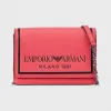 安普里奥·阿玛尼/Emporio Armani 压印标识 Vacchetta 小牛皮单肩包 45487355wd