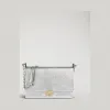 安普里奥·阿玛尼/Emporio Armani 三角扣装饰层压与粒面皮革肩背包 45424554aa