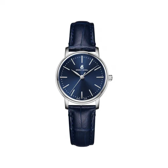 依波路/Ernest Borel 典雅系列 27.50 MM 316L精钢表壳 石英机芯 女表 E0401L0C-QS6L