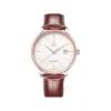 依波路/Ernest Borel 316L精钢 自动机械机芯 手表 GB5610-4619BR2