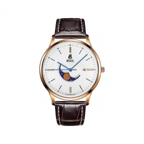 依波路/Ernest Borel 典雅系列 40.00 MM 316L精钢表壳 石英机芯 男表 GGR880-212BR