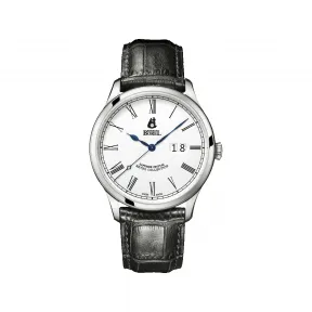 依波路/Ernest Borel 复古系列 不锈钢 自动机械机芯 手表 GS8680T6-48551BK
