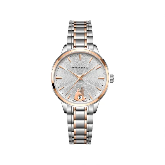 依波路/Ernest Borel 真挚系列 32.00MM 316L精钢 自动机械机芯 女表 N0520B0A-MN2N