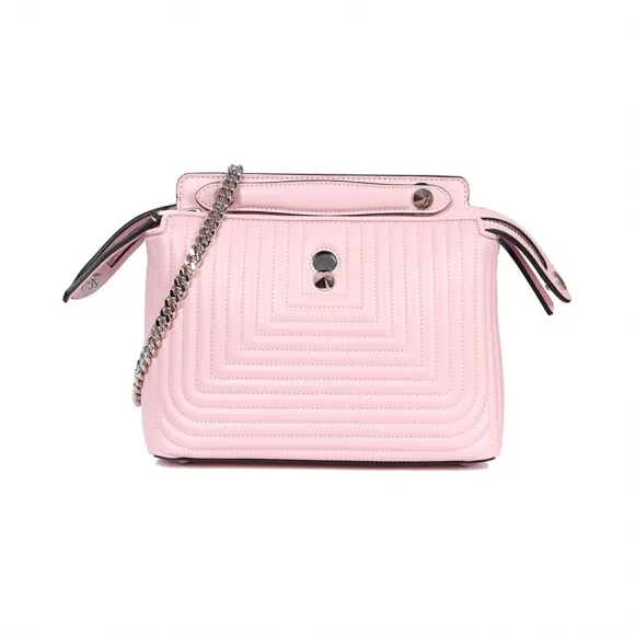 芬迪/Fendi DOTCOM CLICK 粉红色 牛皮 女士 手提包 8BN299U9MF0LN1