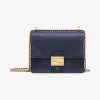 芬迪/Fendi 蓝色皮革迷你手袋 8BT312A5DYF19PO