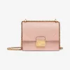 芬迪/Fendi 粉红色皮质迷你手袋 8BT312A5DYF19PQ