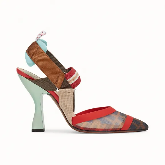 芬迪/Fendi 女士 拼色科技网纱布 Colibrì 8J6711A640F15V4