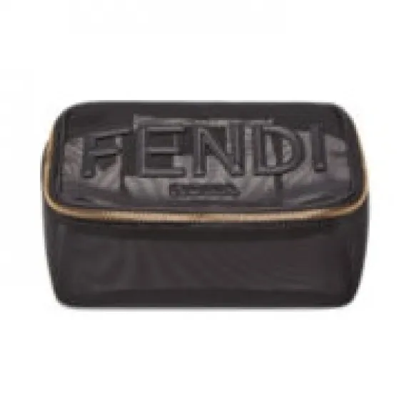 芬迪/Fendi 收纳袋 - 黑色细网面收纳袋 8N0175AFCVF0KUR 8058613648883