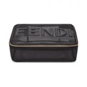 芬迪/Fendi 收纳袋 - 黑色细网面收纳袋 8N0176AFCVF0KUR 8058613648906